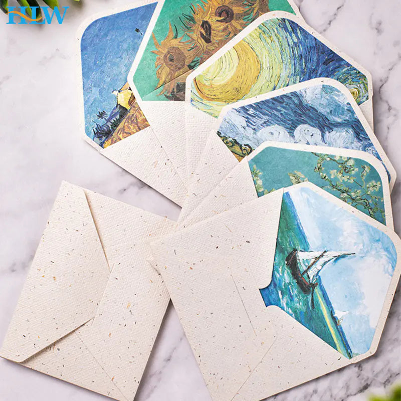 Vintage Artistic Envelopes of Van Gogh Paintings