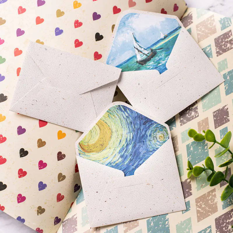 Vintage Artistic Envelopes of Van Gogh Paintings
