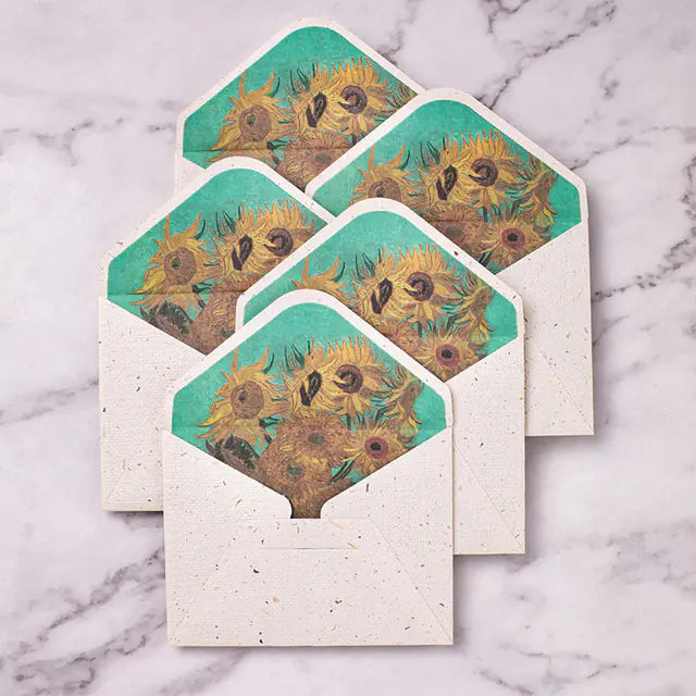 Vintage Artistic Envelopes of Van Gogh Paintings