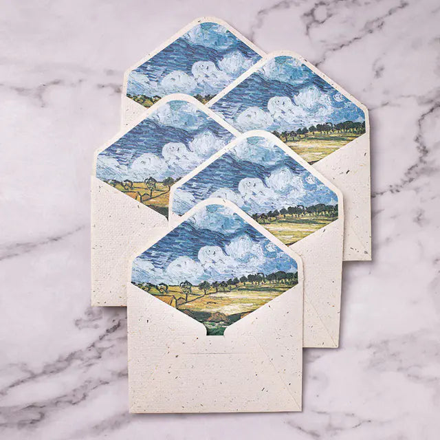 Vintage Artistic Envelopes of Van Gogh Paintings