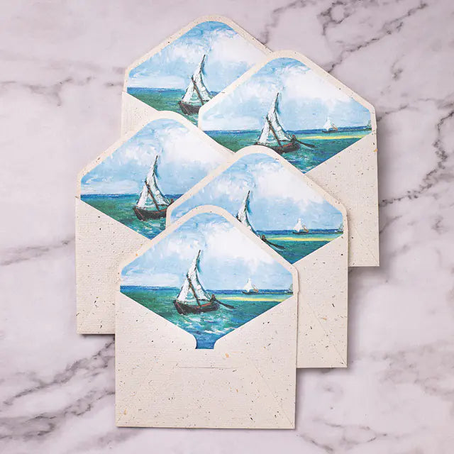 Vintage Artistic Envelopes of Van Gogh Paintings