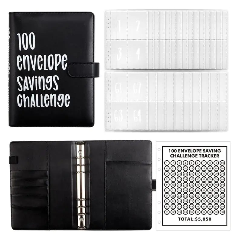 100 Envelopes Saving Challenge Budget Binder