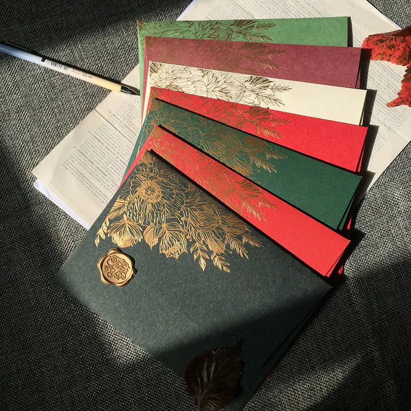 High-Grade Pearl Paper Wedding Envelopes 125x175mm