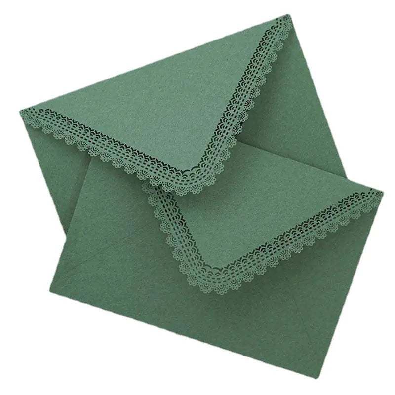 Vintage Hollow Lace Envelopes for DIY Wedding Invites