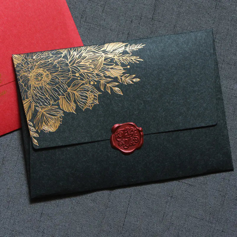 High-Grade Pearl Paper Wedding Envelopes 125x175mm
