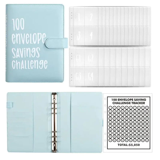 100 Envelopes Saving Challenge Budget Binder