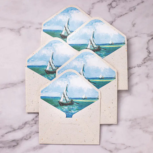 Vintage Artistic Envelopes of Van Gogh Paintings